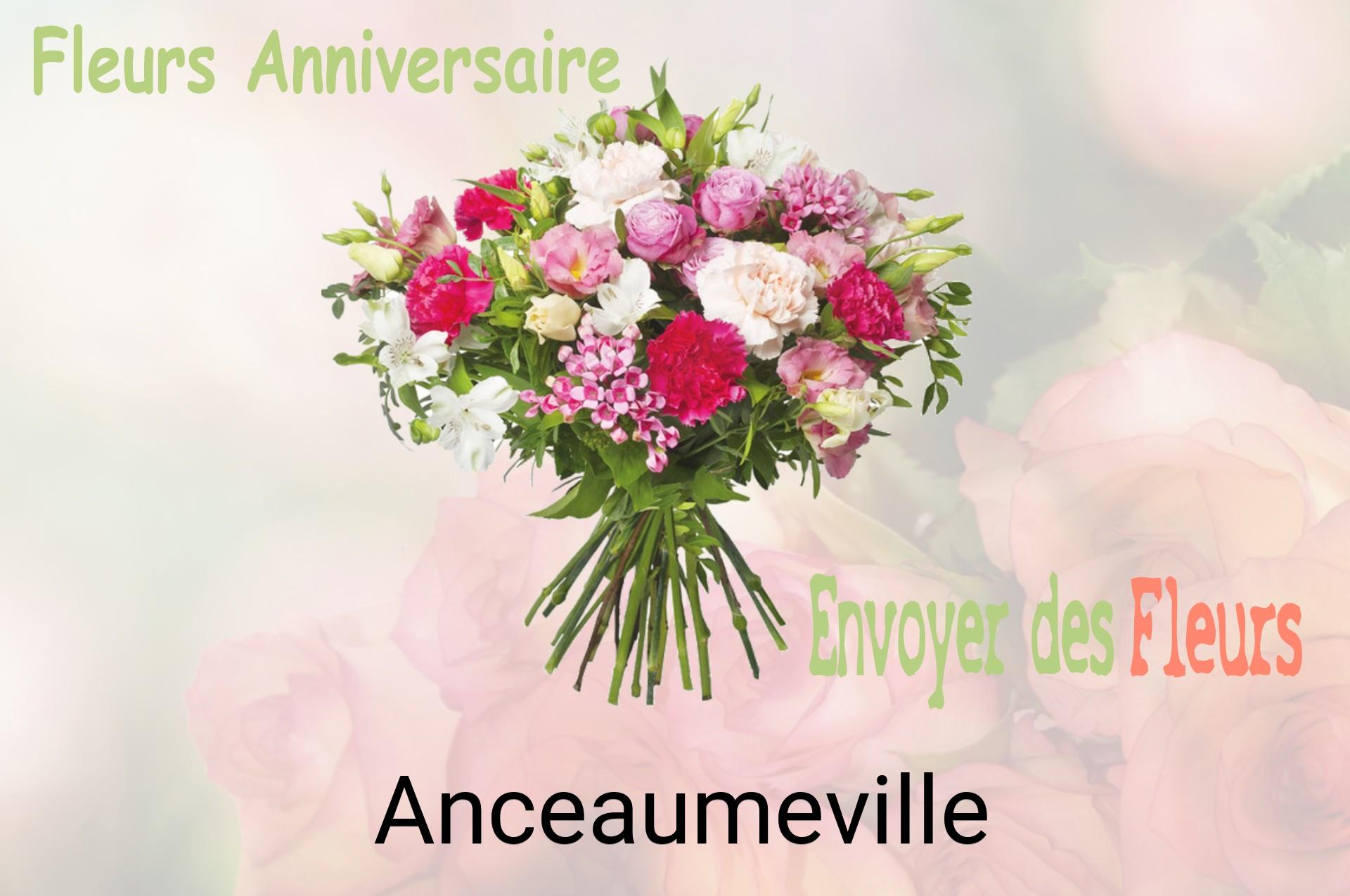 Bouquet de fleurs d’anniversaire livré à Anceaumeville